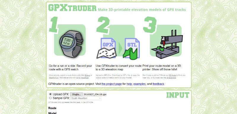 gps to 3d online service